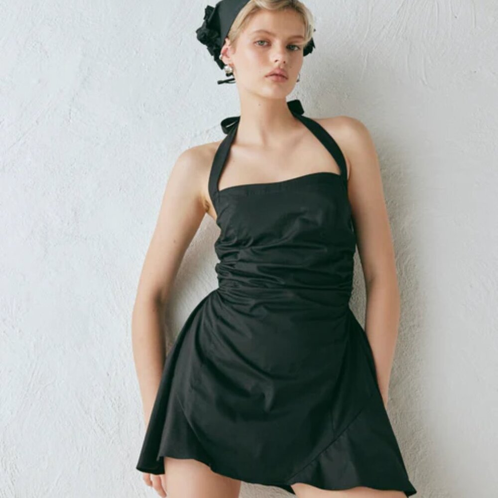 VRG GRL Bernie Mini Dress – Black – NEW WITH TAGS